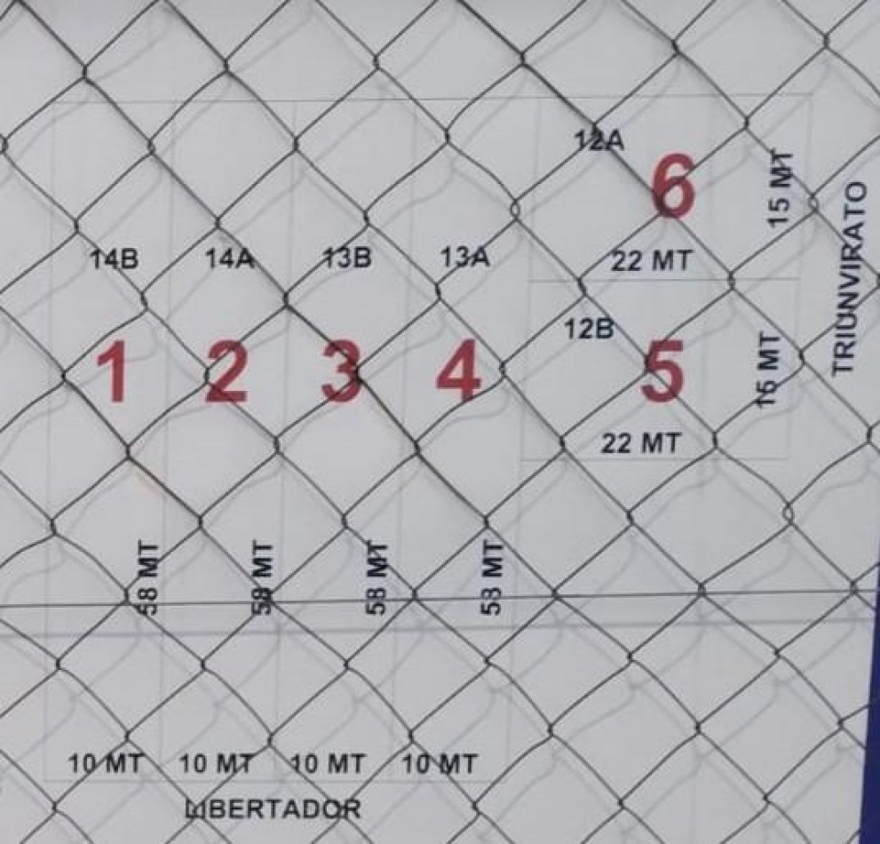 VENTA LOTE TERRENO GRAN OPORTUNIDAD DE INVERSION SOBRE IMPORTANTE AVENIDA TRUJUI MORENO