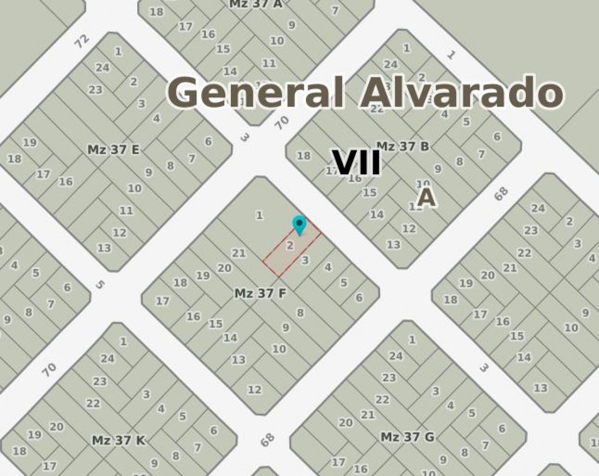 VENTA LOTE MIRAMAR GENERAL ALVARADO